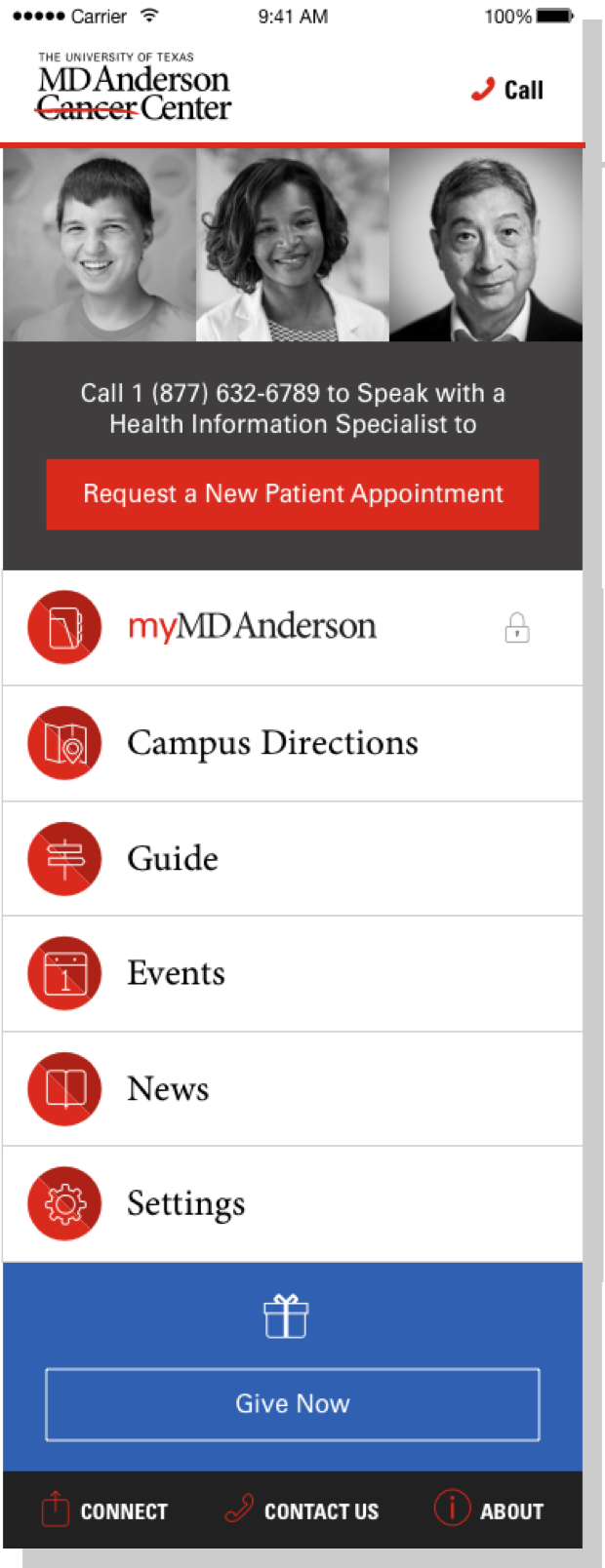 MD Anderson Cancer Center Patient App